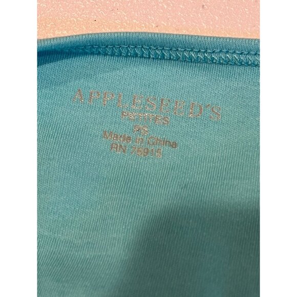 Appleseed's Crew Neck Sheath Midi Dress Pullover Two Pocket Light Blue Size PS - Picture 8 of 8